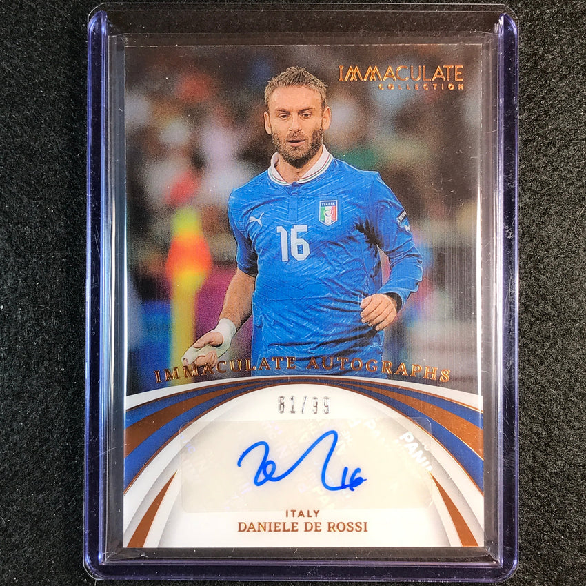 2022-23 Immaculate Daniele De Rossi Immaculate Auto Acetate Bronze 81/99
