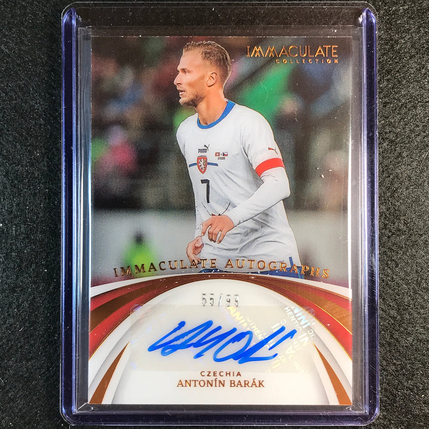 2022-23 Immaculate Antonin Barak Immaculate Auto Acetate Bronze 55/99