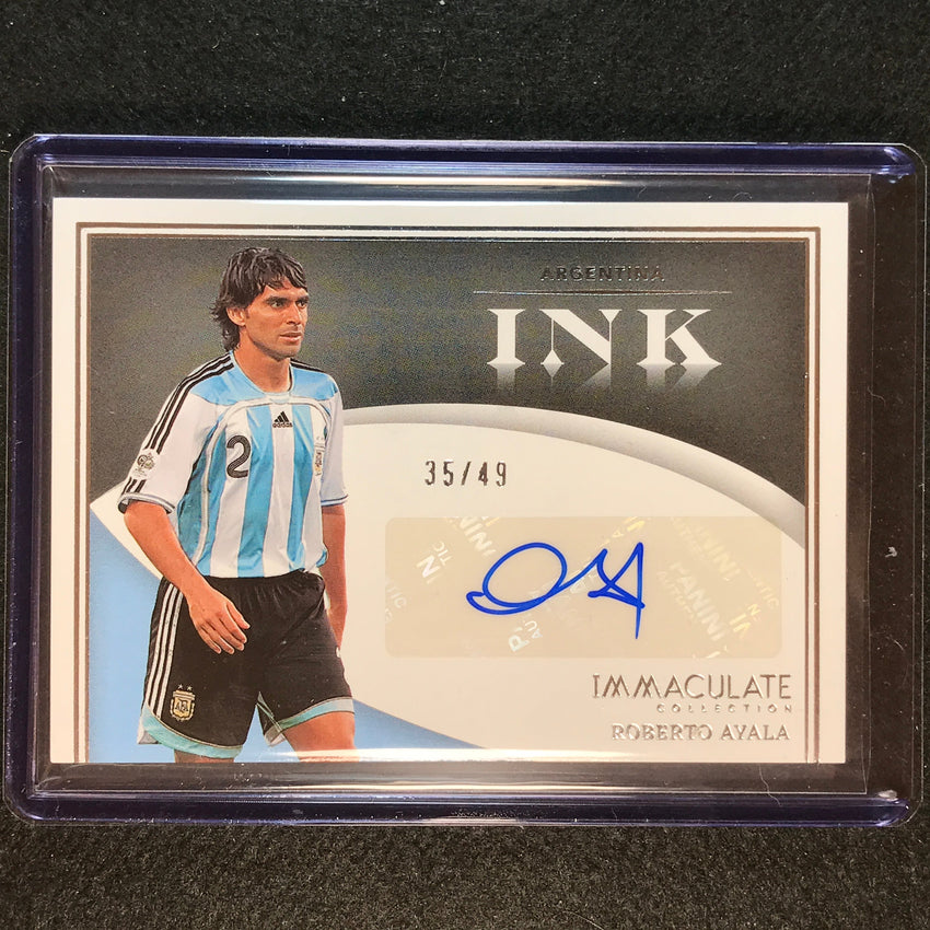 2022-23 Immaculate Roberto Ayala Ink Auto Silver 35/49