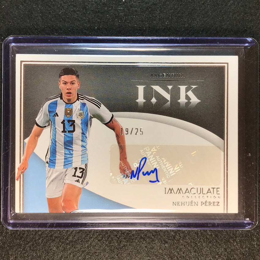 2022-23 Immaculate Nehuen Perez Ink Auto Silver 19/25