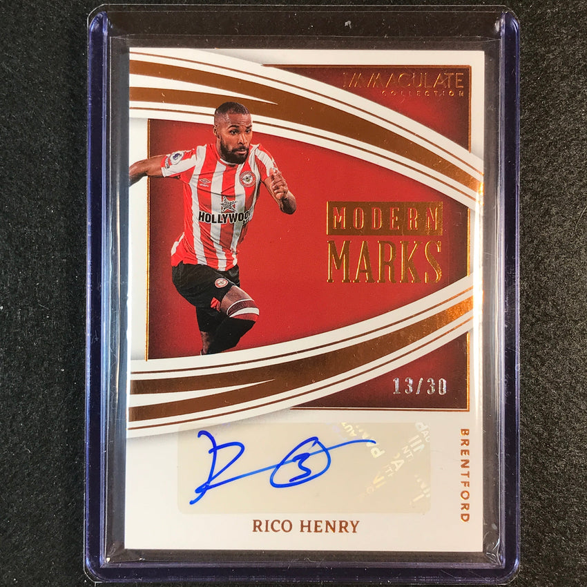 2022-23 Immaculate Rico Henry Modern Marks Auto Bronze 13/30