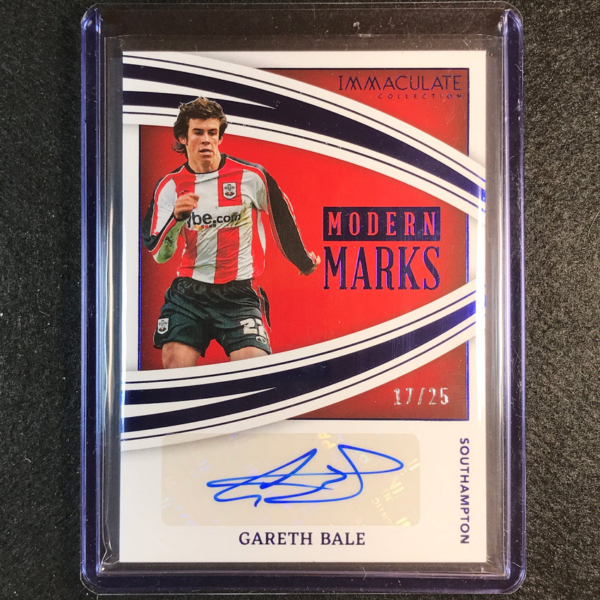 2022-23 Immaculate Gareth Bale Modern Marks Auto Sapphire 17/25