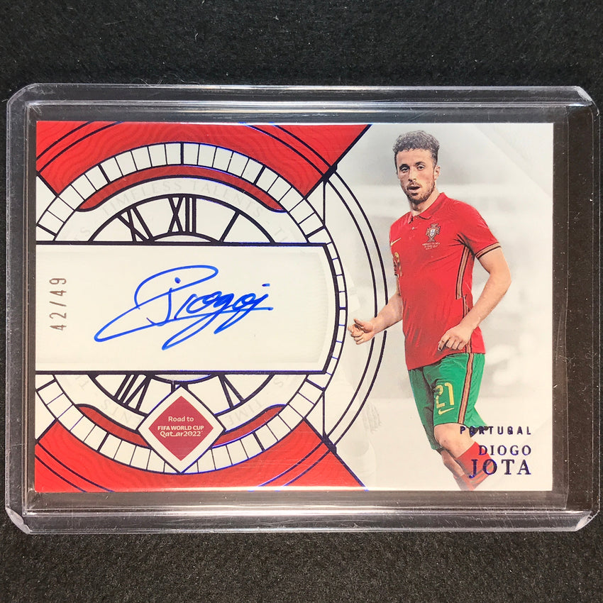 2022 National Treasures World Cup Qatar Diogo Jota Timeless Talents Auto 42/49