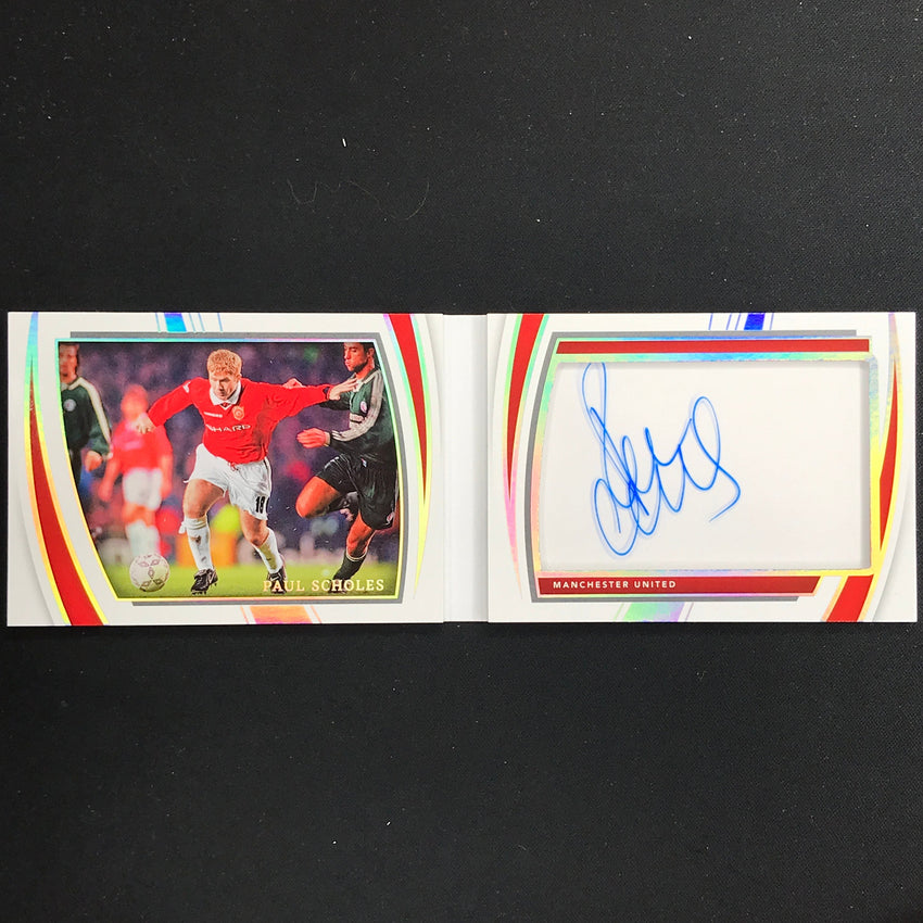 2022-23 Immaculate Paul Scholes Signature Moves Booklet Acetate Auto 94/99