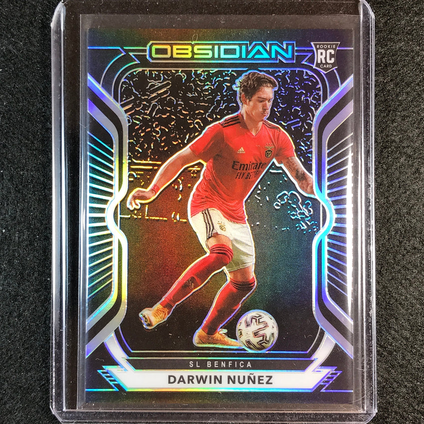2020-21 Obsidian Darwin Nunez Rookie Base Silver 186/195
