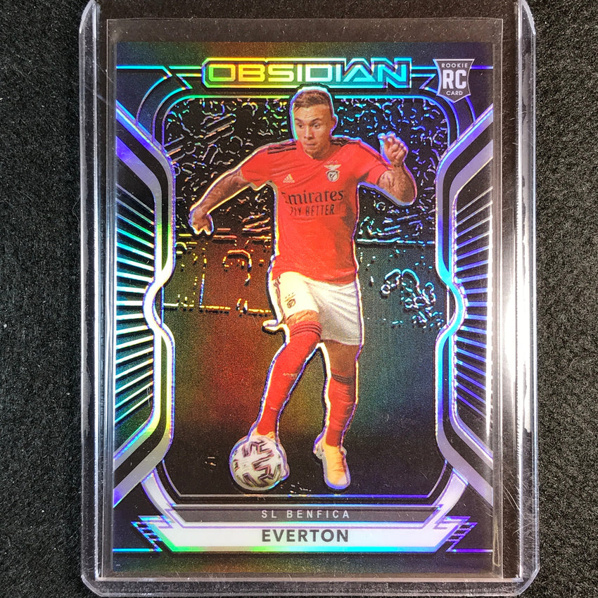 2020-21 Obsidian Everton Rookie Base Electric Etch Purple 3/75