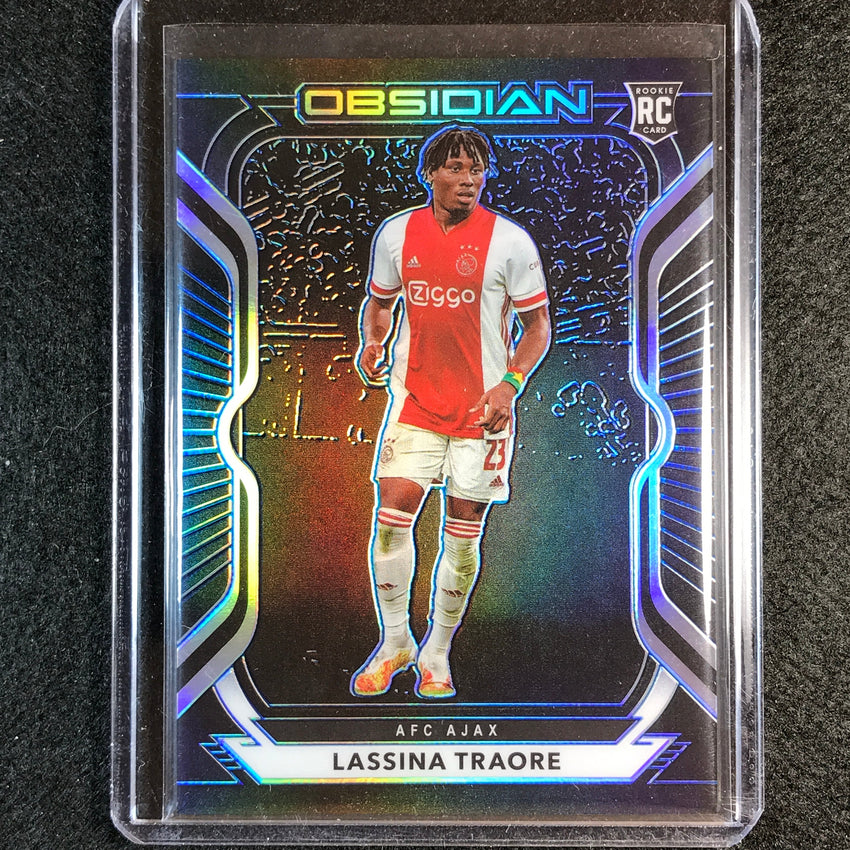 2020-21 Obsidian Lassina Traore Rookie Base Electric Etch Blue 14/30