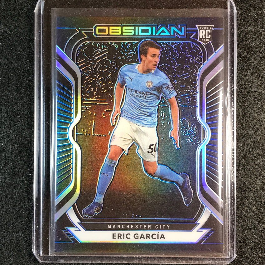 2020-21 Obsidian Eric Garcia Rookie Base Electric Etch Blue 20/30