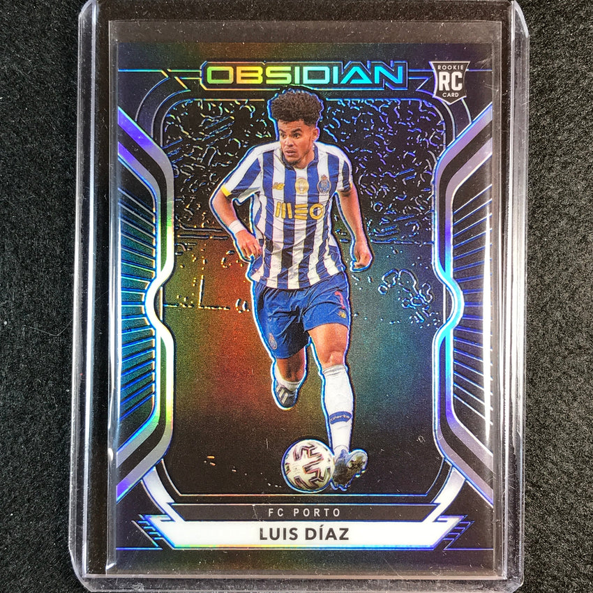 2020-21 Obsidian Luis Diaz Rookie Base Electric Etch Blue 22/30