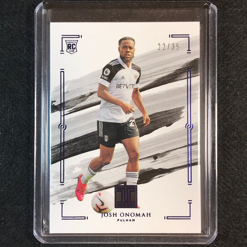 2020-21 Impeccable Epl Josh Onomah Rookie Base Sapphire 22/35