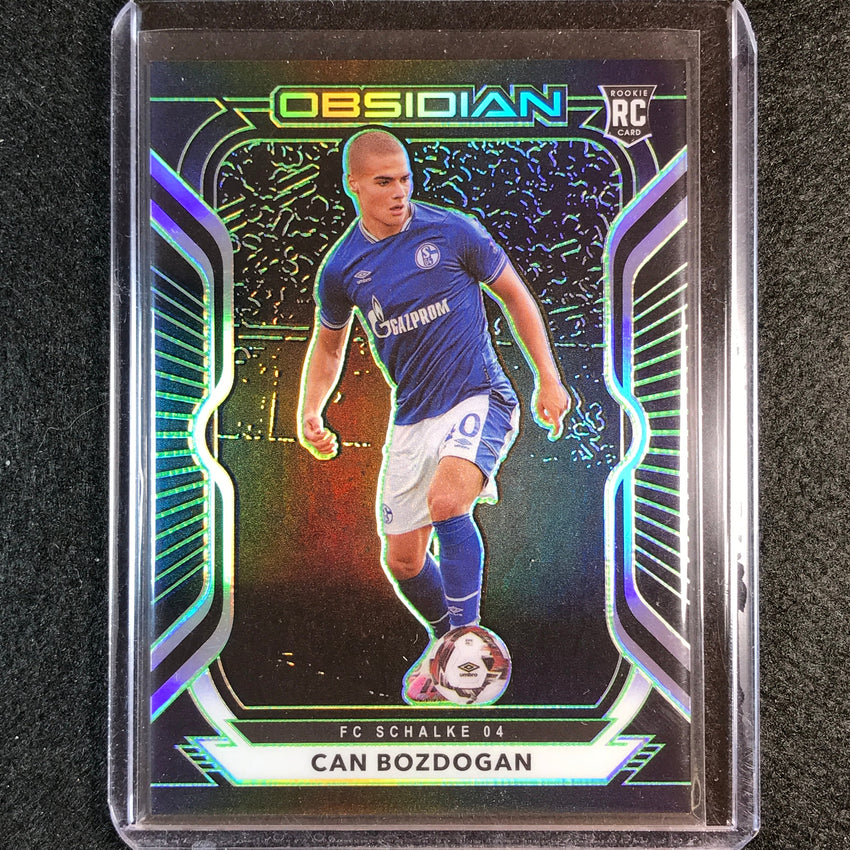 2020-21 Obsidian Can Bozdogan Rookie Base Electric Etch Green 1/25