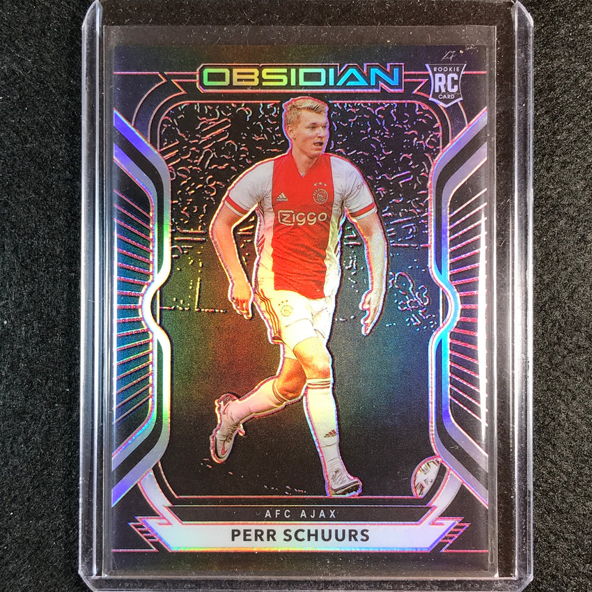2020-21 Obsidian Perr Schuurs Rookie Base Electric Etch Red 5/5