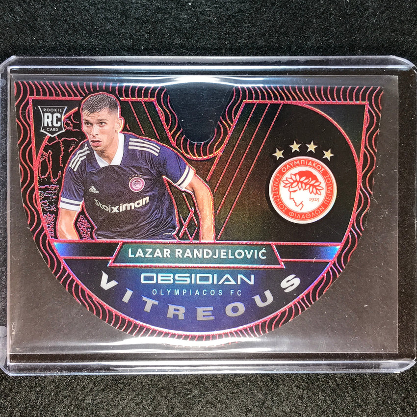 2020-21 Obsidian Lazar Randjelovic Vitreous Die-cut Rookie Electric Etch Red 1/5