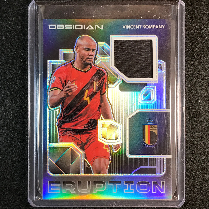 2020-21 Obsidian Vincent Kompany Eruption Jersey Relic Silver 53/149