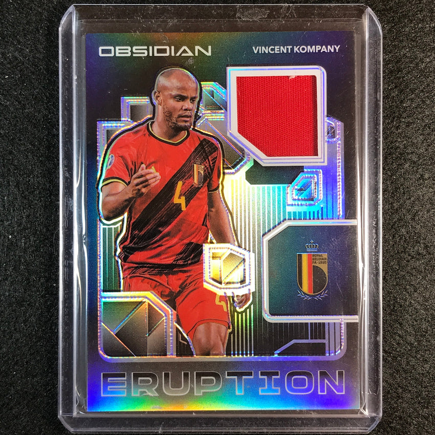 2020-21 Obsidian Vincent Kompany Eruption Jersey Relic Electric Purple 57/75