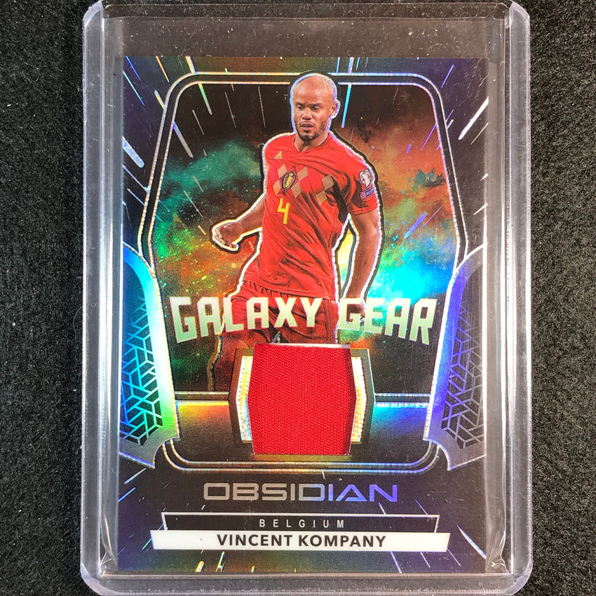 2020-21 Obsidian Vincent Kompany Galaxy Gear Jersey Relic Silver 83/149