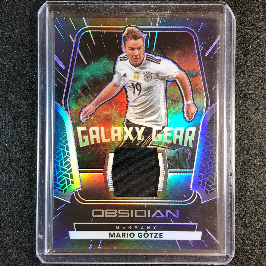2020-21 Obsidian Mario Gotze Galaxy Gear Jersey Relic Electric Etch Purple 56/75