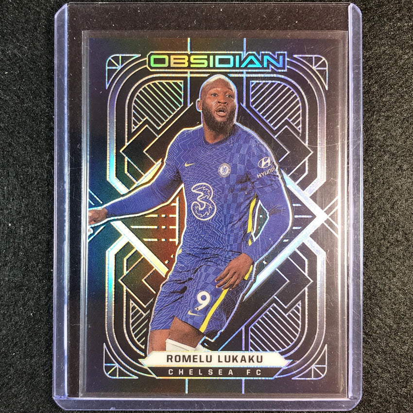 2021-22 Obsidian Romelu Lukaku Base Silver 100/105