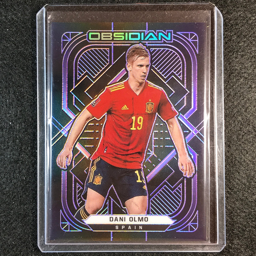 2021-22 Obsidian Dani Olmo Base Electric Etch Purple 24/30