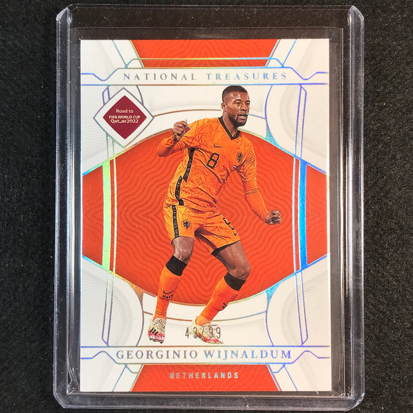 2022 National Treasures World Cup Qatar Georginio Wijnaldum Base 43/99