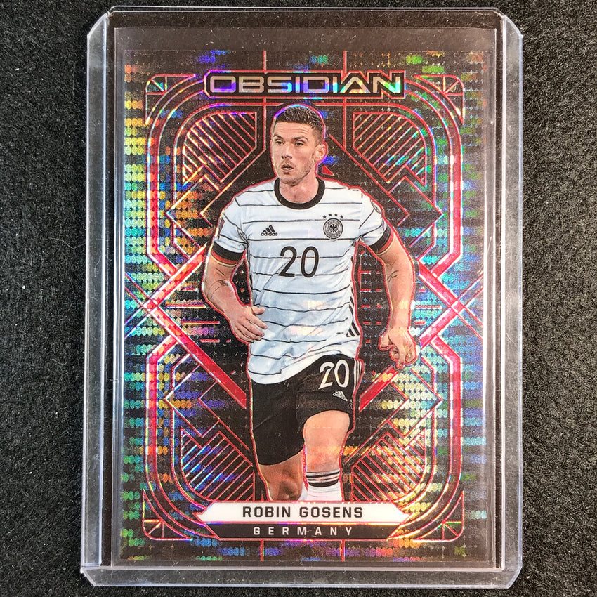 2021-22 Obsidian Robin Gosens Base Electric Etch Red Pulsar 9/26