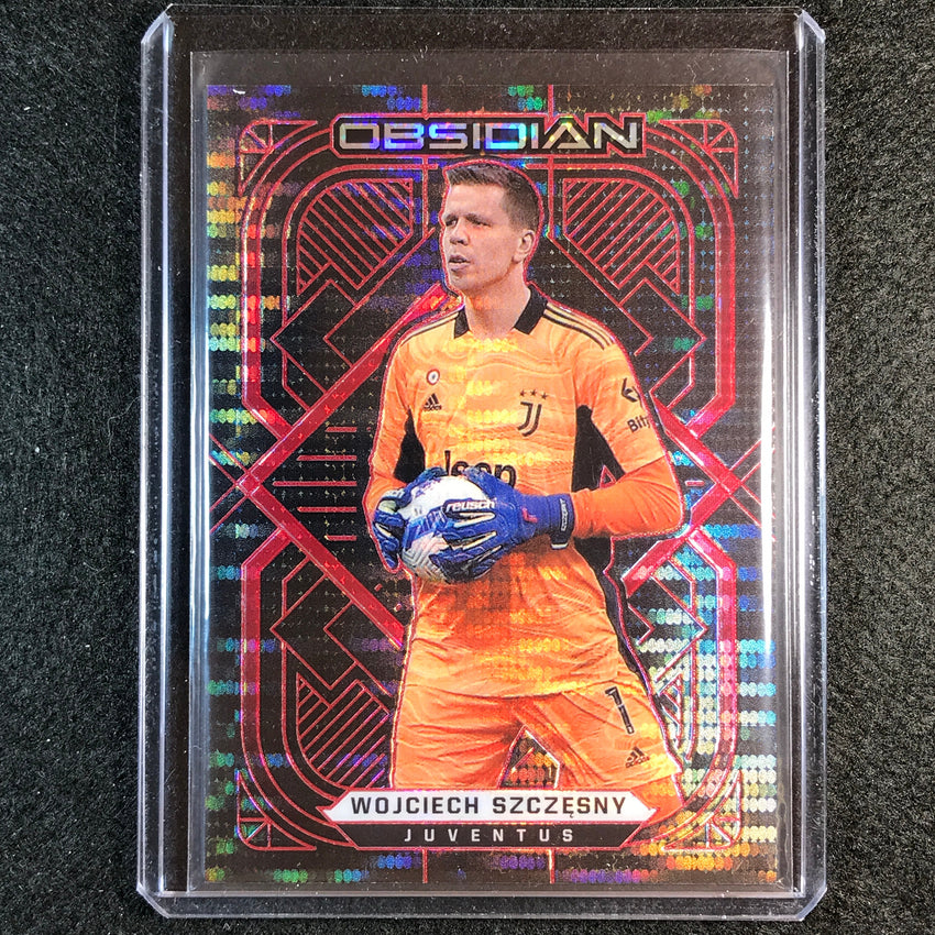2021-22 Obsidian Wojciech Szczesny Base Electric Etch Red Pulsar 5/26