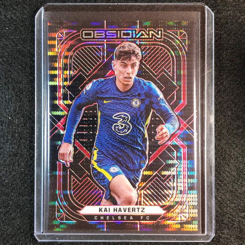 2021-22 Obsidian Kai Havertz Base Electric Etch Red Pulsar 1/26