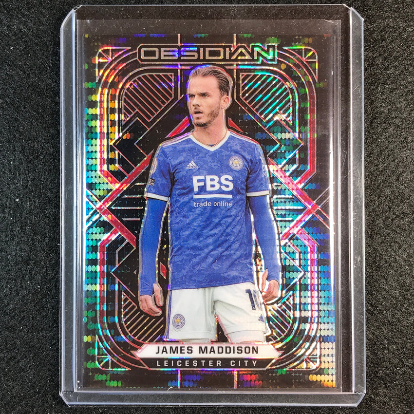 2021-22 Obsidian James Maddison Base Electric Etch Red Pulsar 15/26