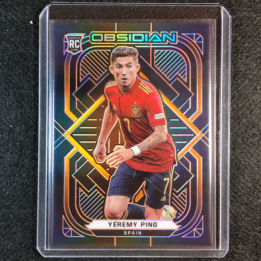2021-22 Obsidian Yeremy Pino Rookie Base Electric Etch Orange 18/25