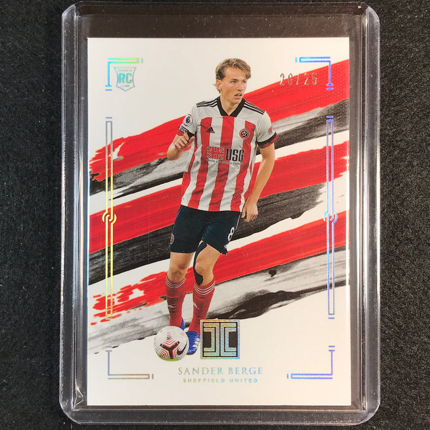 2020-21 Impeccable Epl Sander Berge Rookie Base Holo Silver 20/25