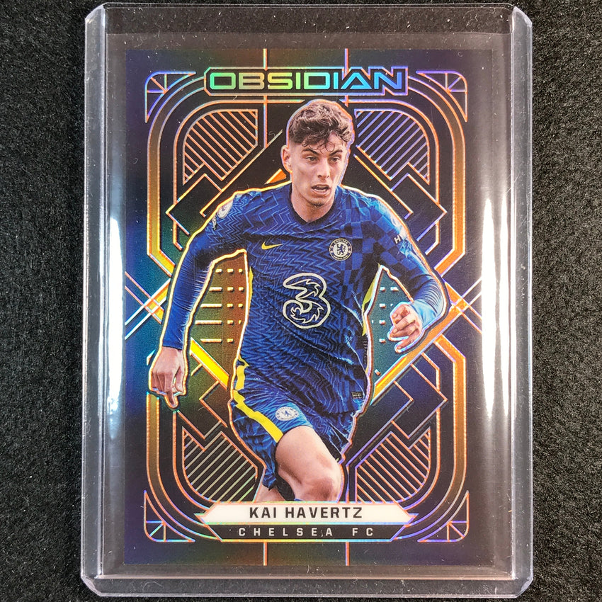 2021-22 Obsidian Kai Havertz Base Electric Etch Orange 21/25