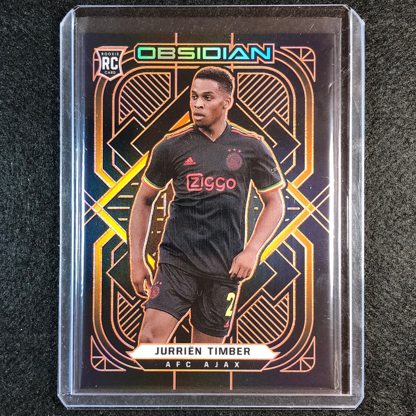 2021-22 Obsidian Jurrien Timber Rookie Base Electric Etch Orange 23/25