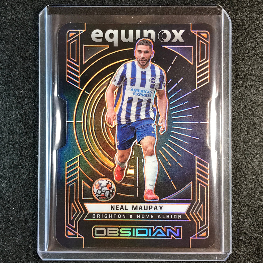 2021-22 Obsidian Neal Maupay Equinox Die-cut Electric Etch Orange 1/30