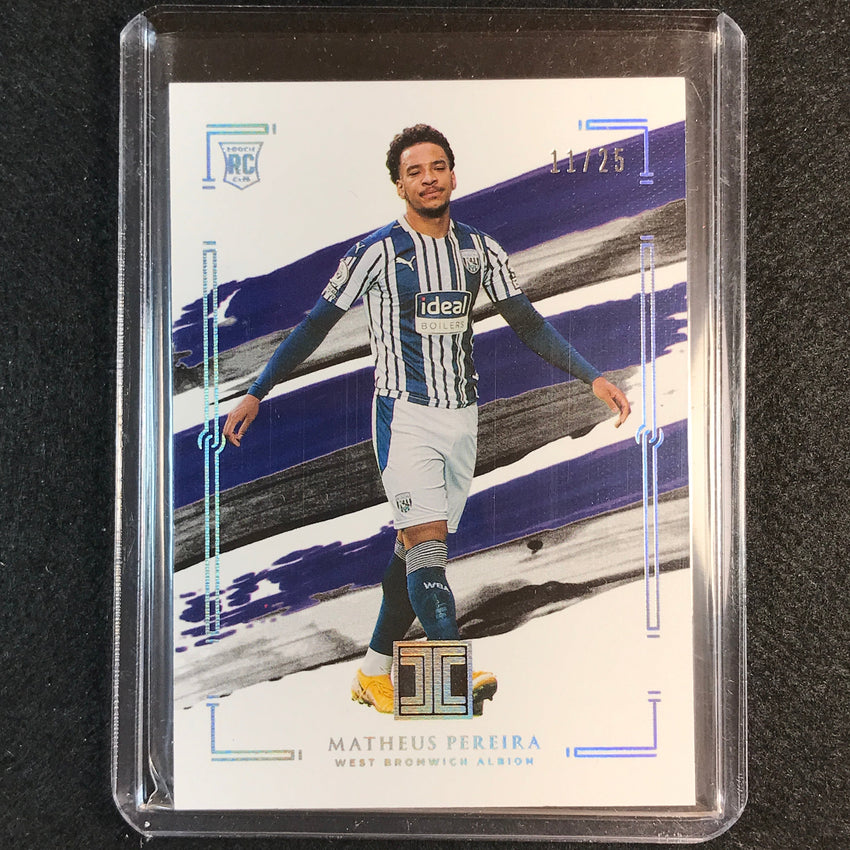 2020-21 Impeccable Epl Matheus Pereira Rookie Base Holo Silver 11/25
