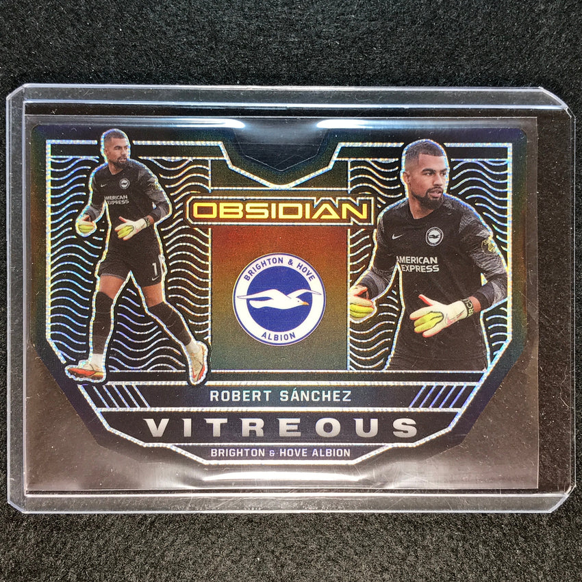 2021-22 Obsidian Robert Sanchez Vitreous Die-cut Silver 49/99