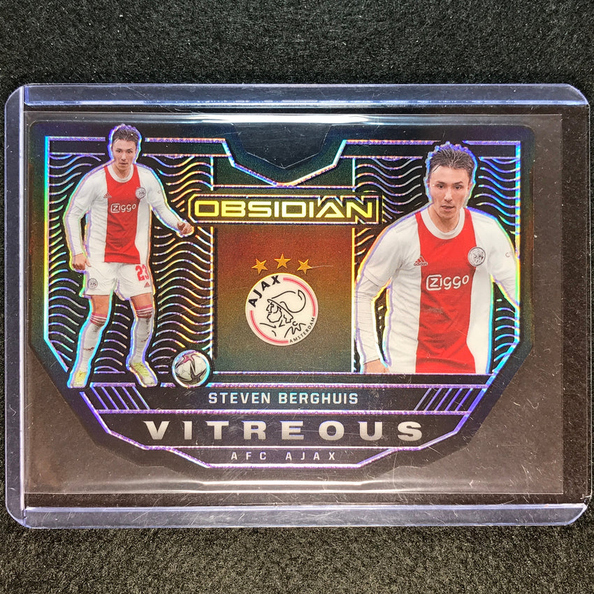 2021-22 Obsidian Steven Berghuis Vitreous Die-cut Electric Etch Purple 19/60