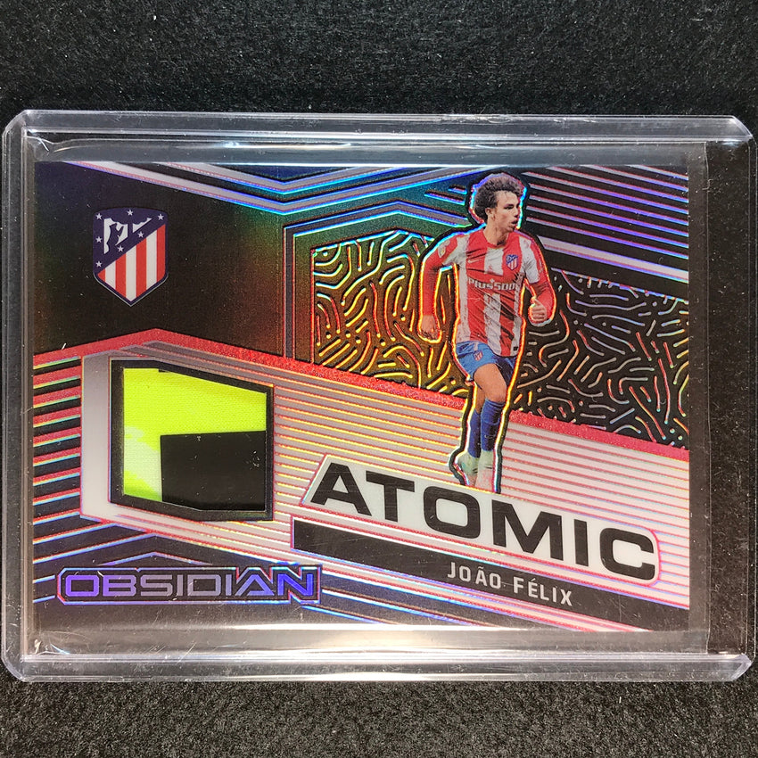 2021-22 Obsidian Joao Felix Atomic Material Jersey Relic Patch Electric Red 2/25