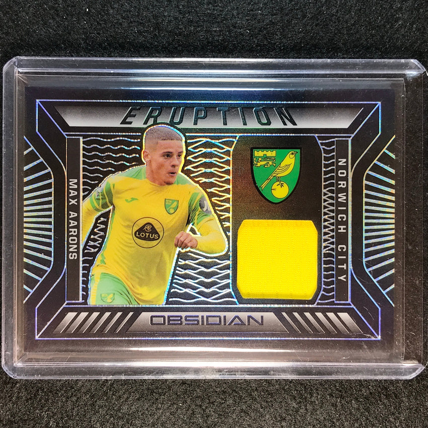 2021-22 Obsidian Max Aarons Eruption Jersey Relic Silver 93/149