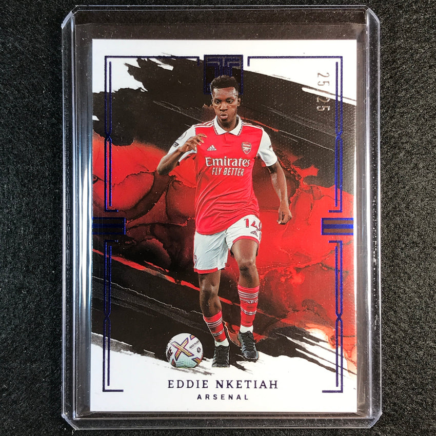 2022-23 Impeccable Epl Eddie Nketiah Base Sapphire 25/25