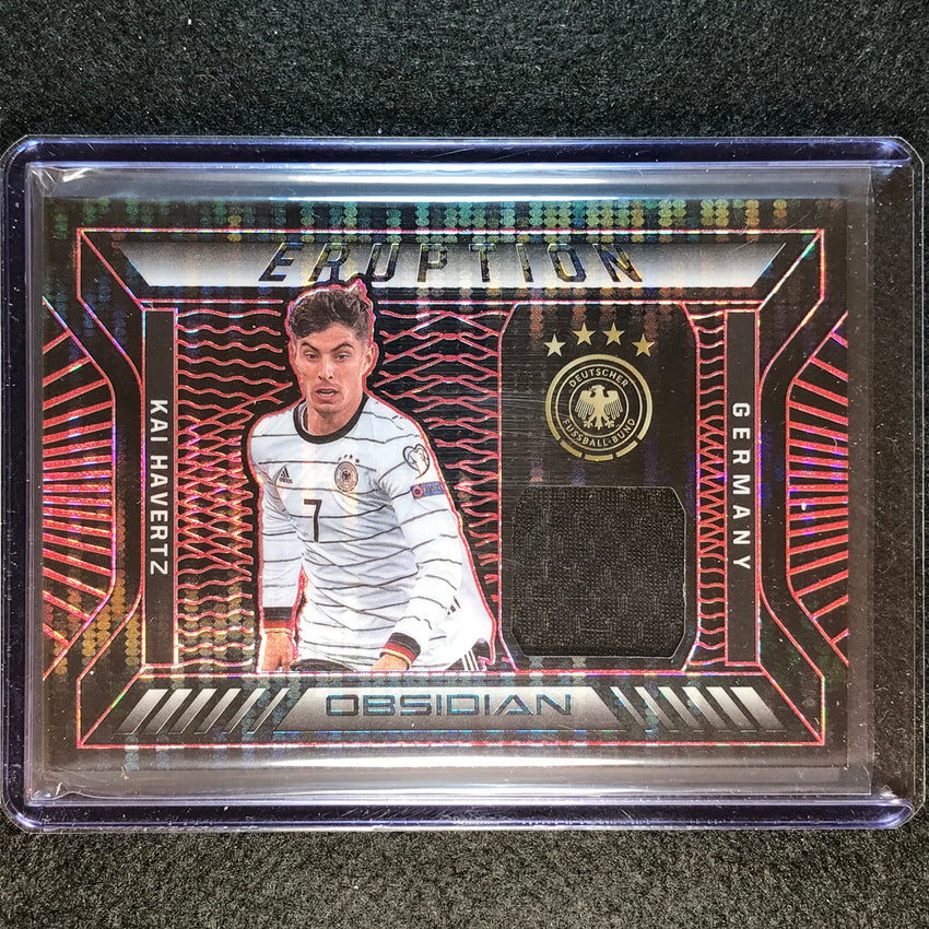 2021-22 Obsidian Kai Havertz Eruption Jersey Relic Electric Red Pulsar 23/44