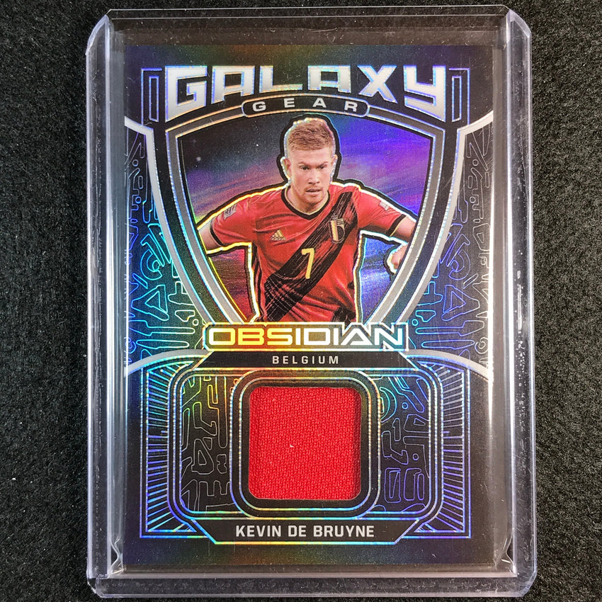 2021-22 Obsidian Kevin De Bruyne Galaxy Gear Jersey Relic Silver 136/149