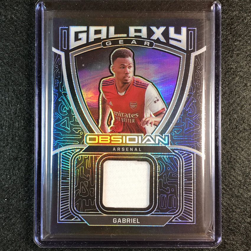 2021-22 Obsidian Gabriel Galaxy Gear Jersey Relic Silver 109/149