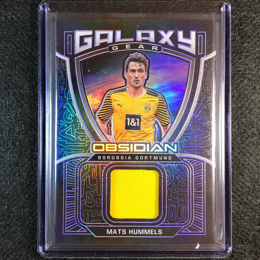 2021-22 Obsidian Mats Hummels Galaxy Gear Jersey Relic Electric Purple 73/75