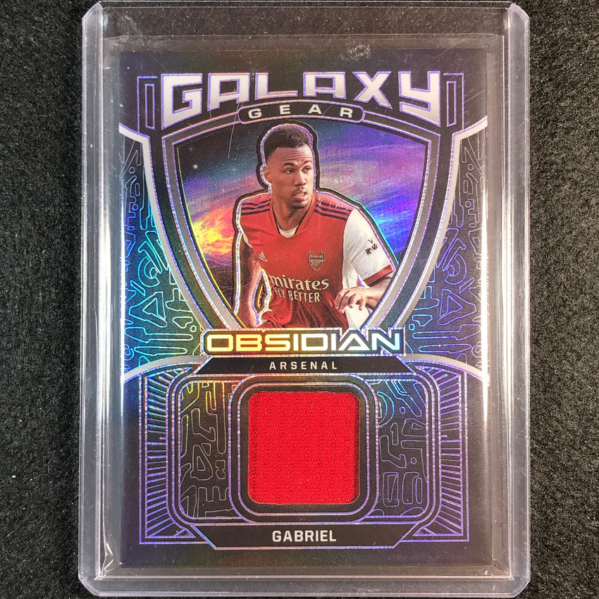 2021-22 Obsidian Gabriel Galaxy Gear Jersey Relic Electric Etch Purple 45/75