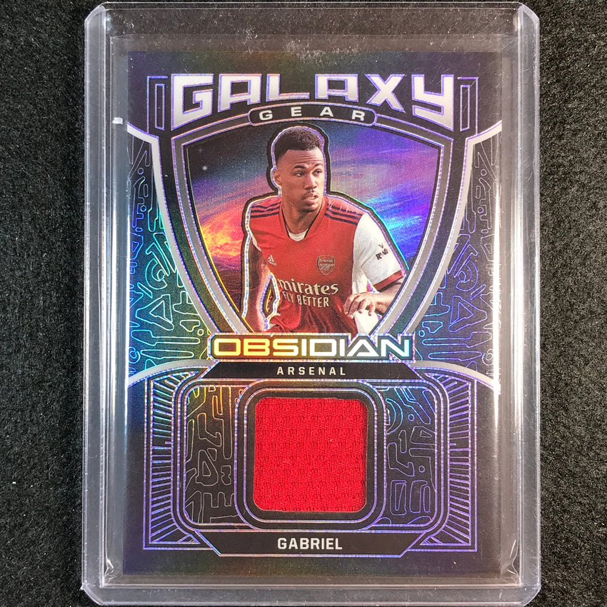 2021-22 Obsidian Gabriel Galaxy Gear Jersey Relic Electric Etch Purple 69/75