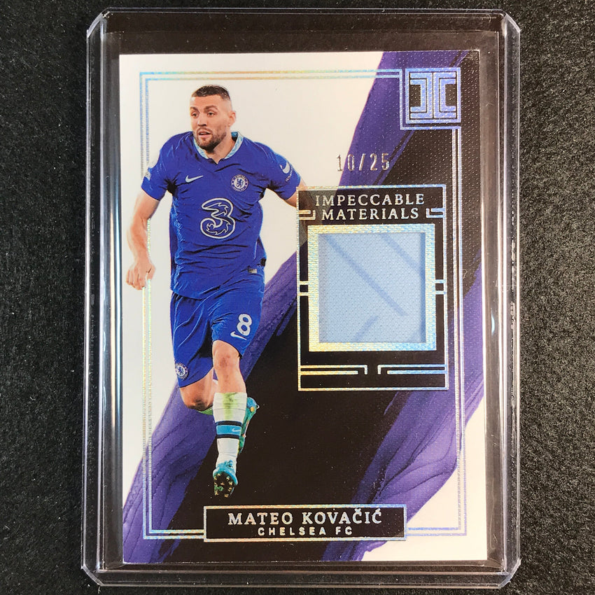 2022-23 Impeccable Epl Mateo Kovacic Materials Relic Holo Silver 10/25