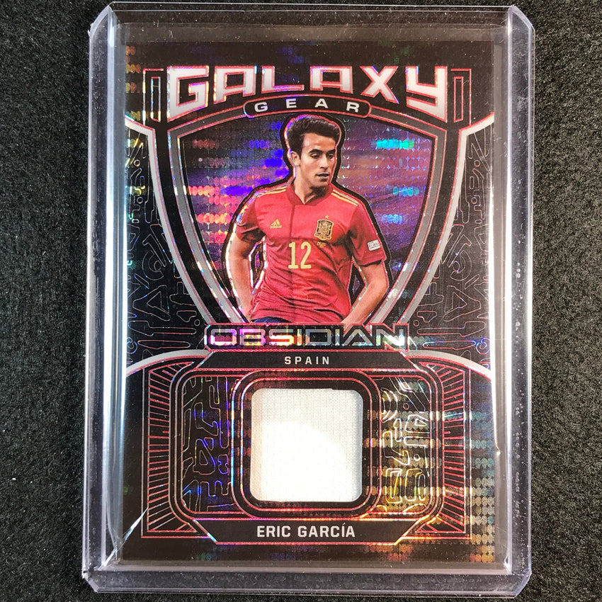 2021-22 Obsidian Eric Garcia Galaxy Gear Jersey Relic Electric Red Pulsar 43/44