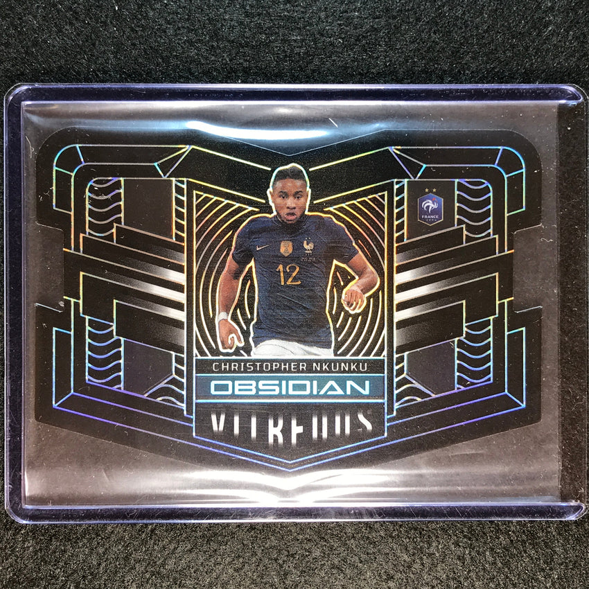 2022-23 Obsidian Christopher Nkunku Vitreous Die-cut Silver 3/115