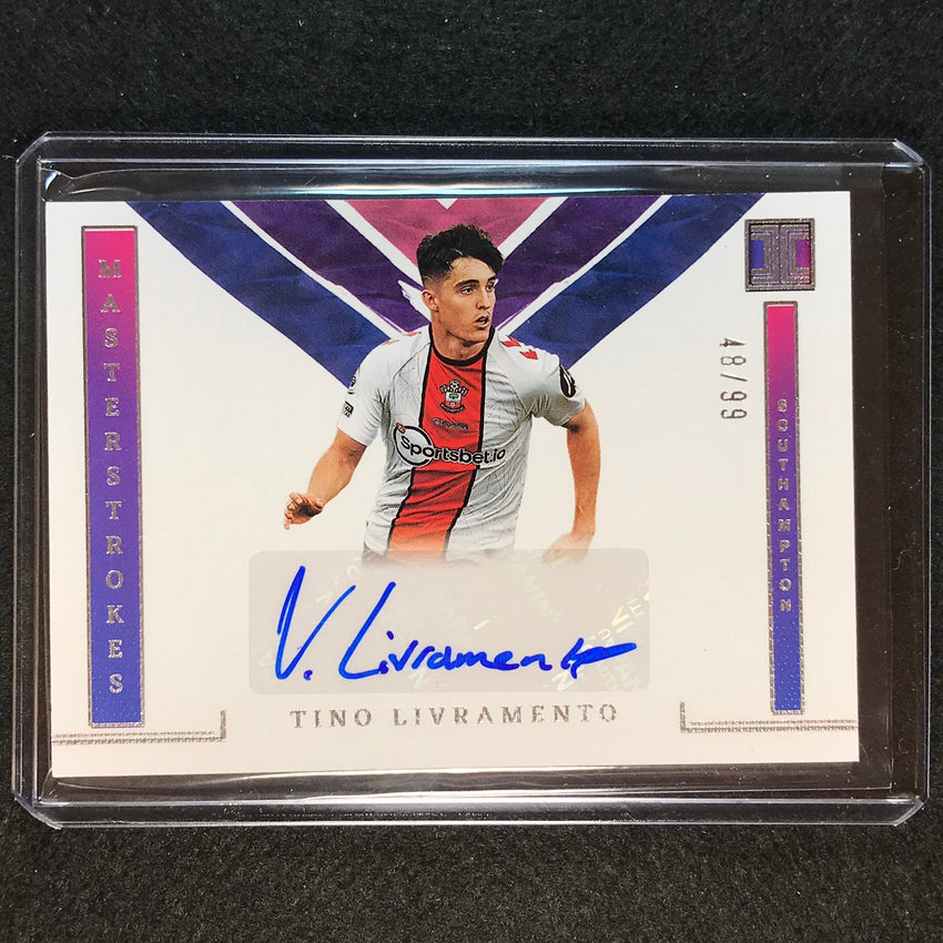 2022-23 Impeccable Epl Tino Livramento Masterstrokes Auto Silver 48/99