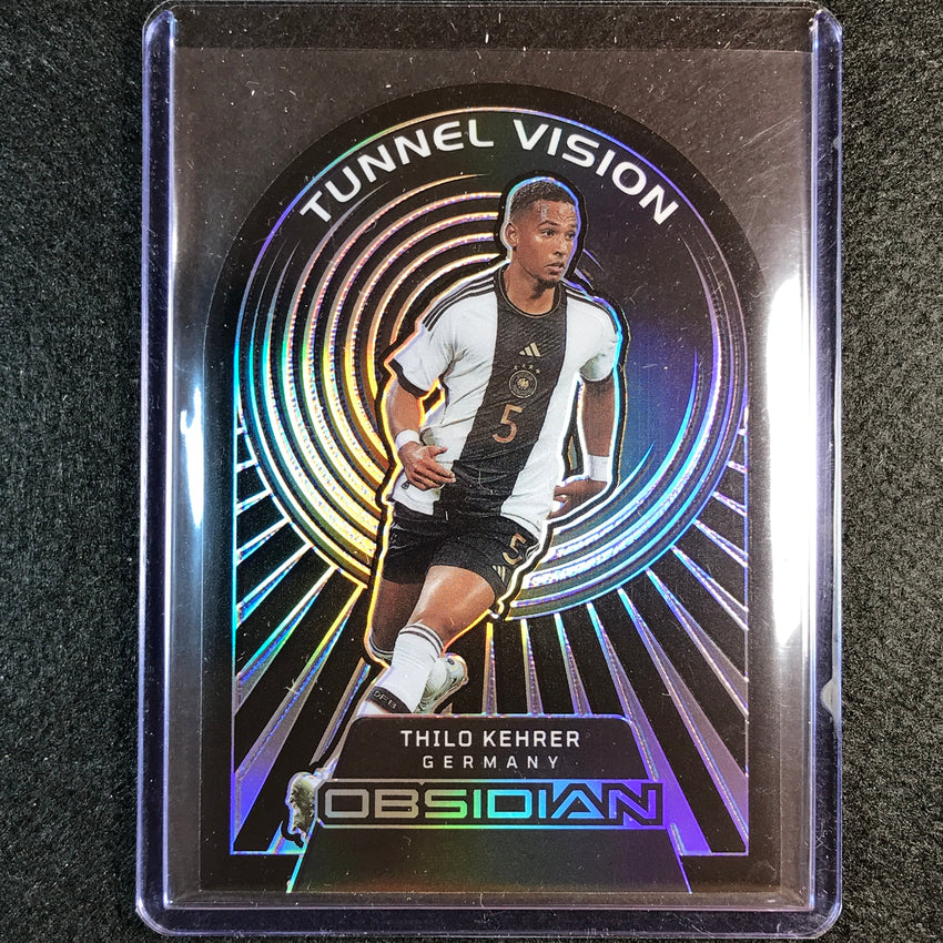2022-23 Obsidian Thilo Kehrer Tunnel Vision Die-cut Electric Etch Purple 22/30